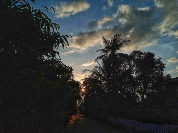 istock silhouette view near the house 1322832065