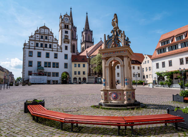 istock Oschatz market square in Saxony 1322832683