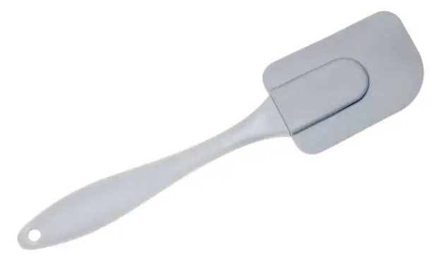 Silicone shovel isolated on white background