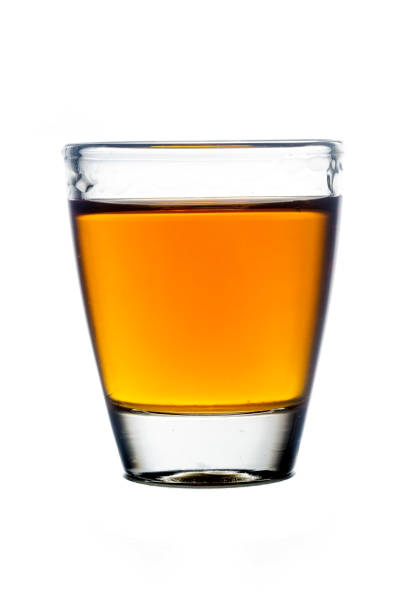istock Cocktail Glass with brandy or whiskey - Small Shot. Isolated on white background 1322838667