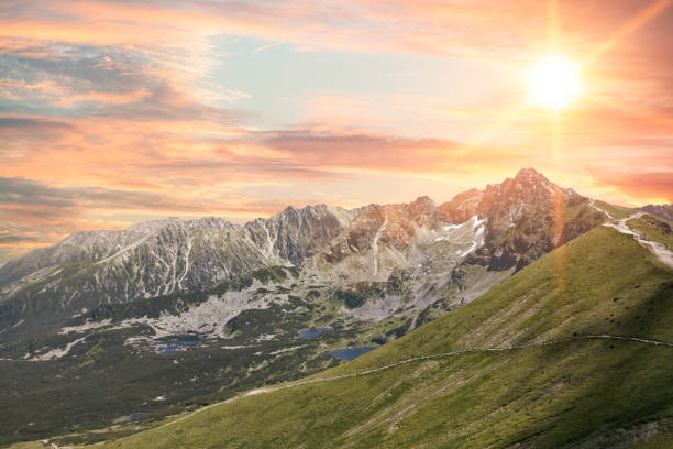 View from Kasprowy Wierch in Tatra mountains. This file is cleaned and retouched.