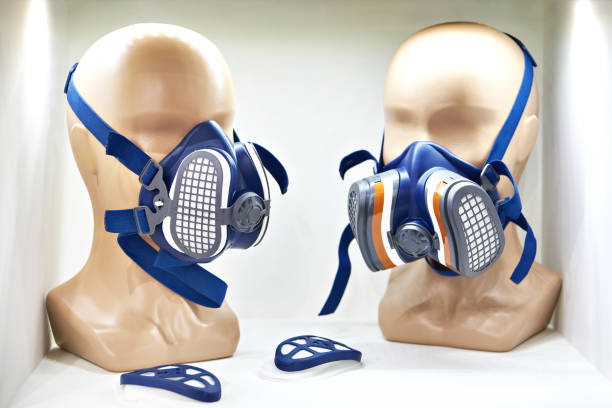 istock Protective respirators for the chemical laboratory 1322844745