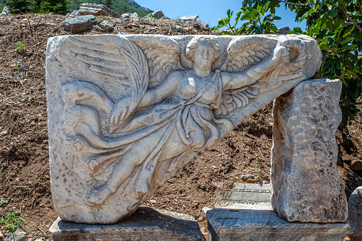 Ephesus ancient city ruins, İzmir, Turkey.