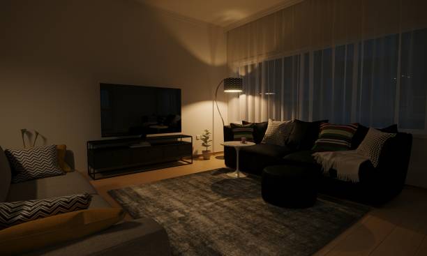 istock Minimalist Living Room Interior 1322850903