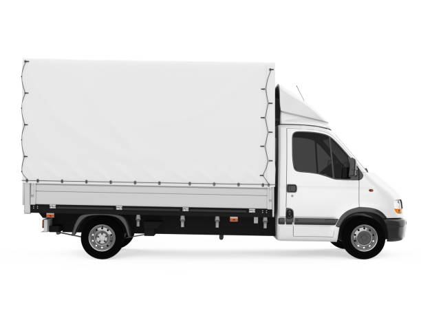 istock Delivery Truck Isolated 1322853059