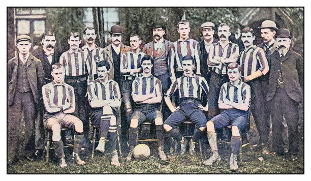 istock Antique photo: Football soccer team, Royal Ordnance 1322857357