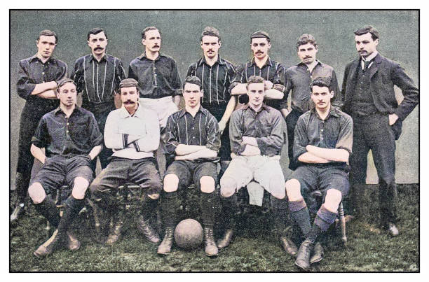 istock Antique photo: Football soccer team, Old Brightonians 1322858668