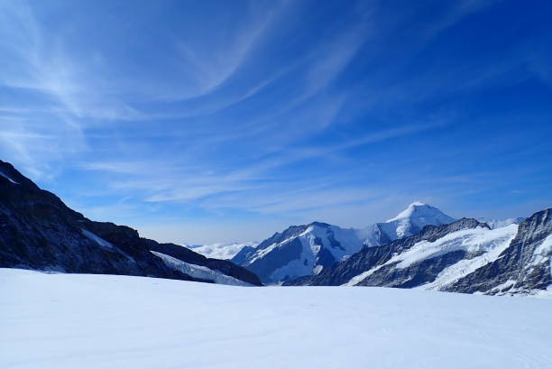 istock Snowfield and Blue Skies (Jungfrau) 1322860571