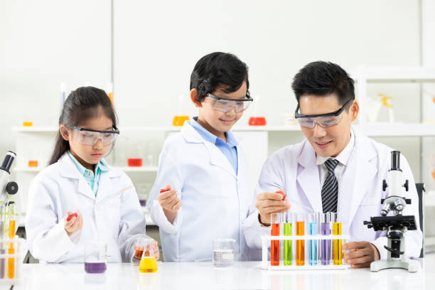 istock science teacher doing or testing a chemical experiment with child students in laboratory classroom 1322860689