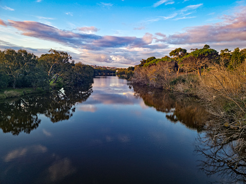 Barwon river in Geelong, Victoria