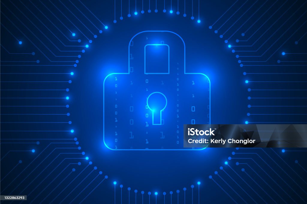 Computer Science Binary Code Technology Abstract Background Stock ...