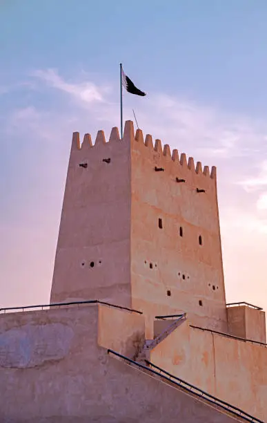 Photo of The historic Barzan Tower in Doha, Qatar, Middle East