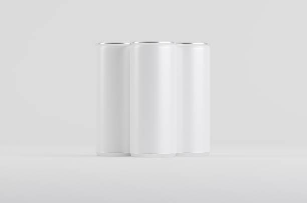 istock Aluminum White Soda Beer Can Mockup 3D Illustration 1322868839