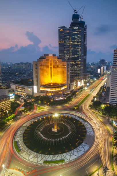 istock Roundabout HI Jakarta 1322873640