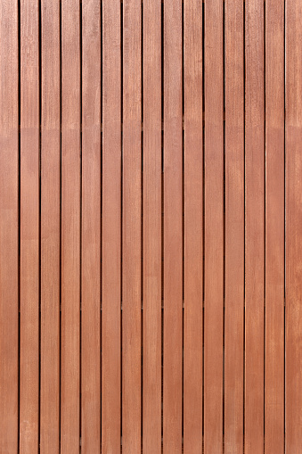 Wood paneling background texture. Ipe Teak Wood Pattern Tropical Wood. Building facade backdrop