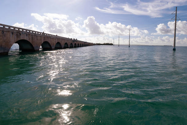 istock bridge in Florida key, United States 1322901238