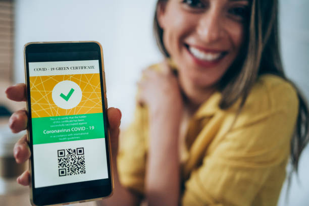 istock Digital International Certificate of Covid-19 Vaccination. 1322901788