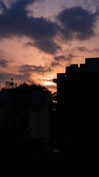 istock A beautiful sunrise in a cloudy sky 1322904660