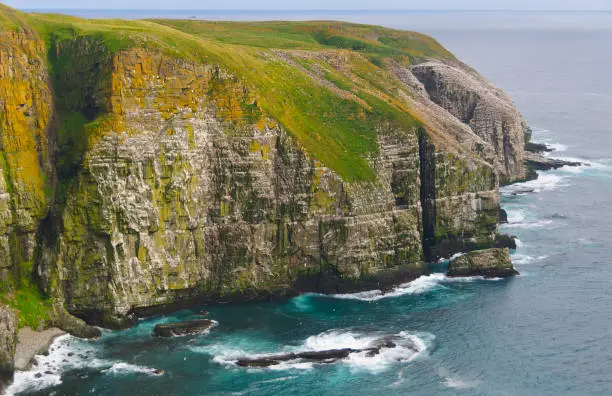 Photo of Crashing Waves on a Remote Newfoundland Coast