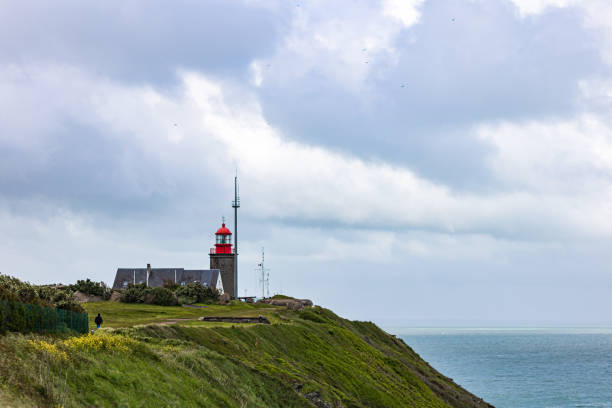 istock View of the Granville semaphore on the Pointe du Roc (Manche, Normandy) 1322907226