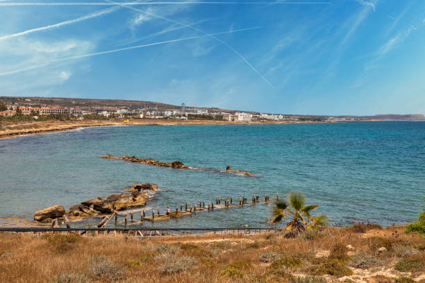 Cyprus promenade hiking trail. 