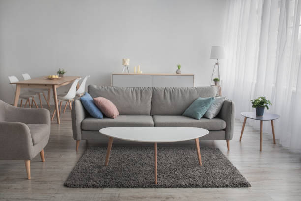 istock Home interior and design blog, real estate ad 1322914120