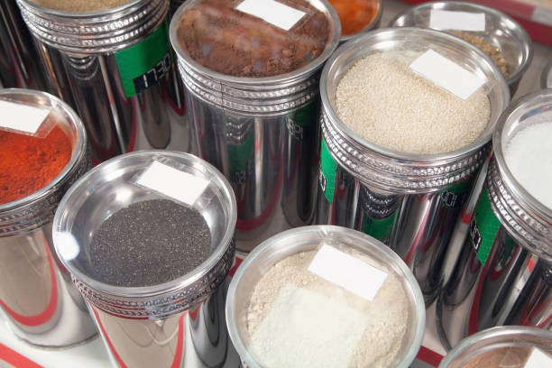 istock Ground pepper and spices in supermarket. 1322918922