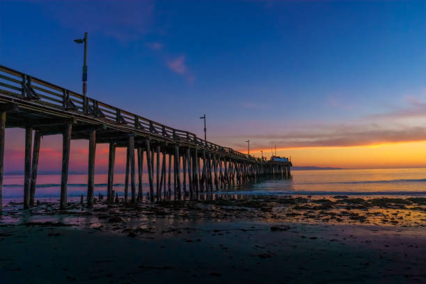 istock Captiola Pier at in Santa Cruz at Sunset 1322928418