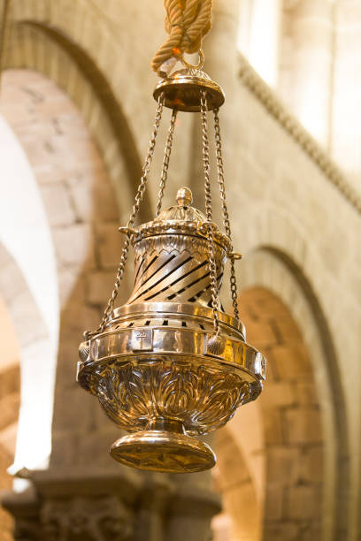 istock Big censer Botafumeiro in the Cathedral 1322932493