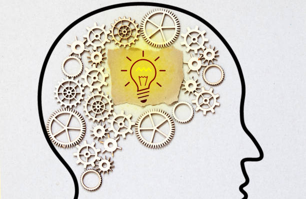 istock Clean and shiny lightbulb with a brain as a glowing wire 1322934079