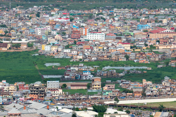 istock Wide angle views of Antananarivo Madagascar 1322946841