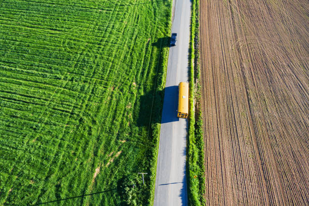 istock School Bus On Rural Road 1322954882