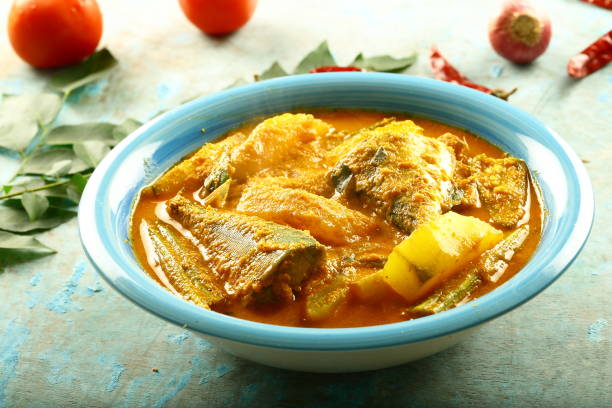 istock Delicious Kerala fish curry. 1322959644