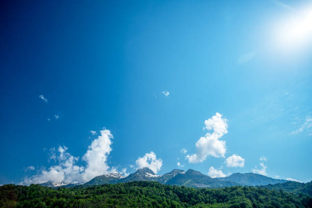 Beautiful mountain landscape at sunny day