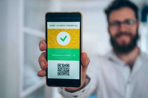 istock Digital International Certificate of Covid-19 Vaccination. 1322973276
