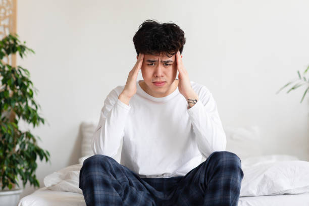 istock Health problems, symptoms of illness, suffering from migraines 1322973376