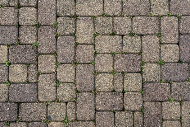 pflasterstein hintergrund - paving stone cobblestone road old stock-fotos und bilder