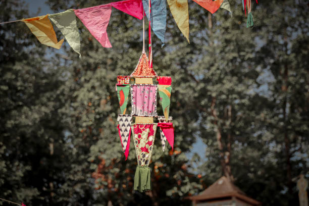 istock Colorful khmer lantern decoration during the Cambodian New Year 1322975314