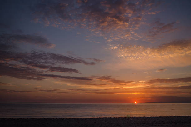 istock Colorful sunset in beach, Latvia 1322978297