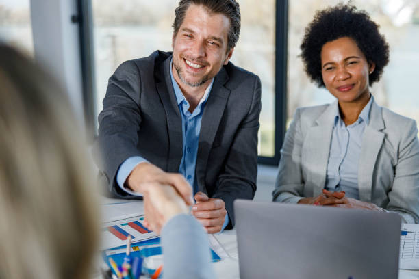 istock Successful deal on a meeting! 1322983469