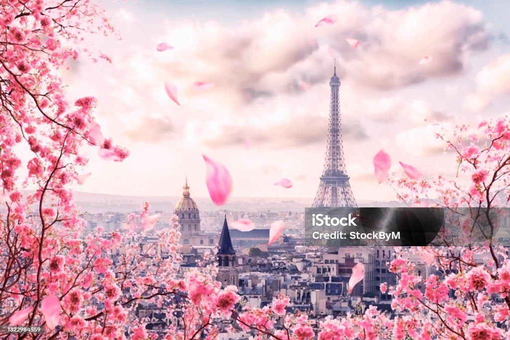 Romantic Paris City At Spring Stock Photo - Download Image Now - Eiffel Tower - Paris, Paris - France, Pink Color - iStock Romantic Paris City At Spring Stock Photo - Download Image Now - Eiffel Tower - Paris, Paris - France, Pink Color - iStock