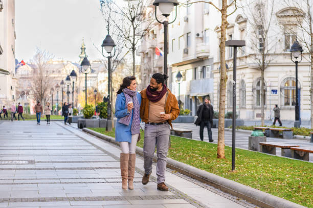 istock A Multi-Ethnic Couple is Sharing Lovely Emotions in the Park. 1322987101