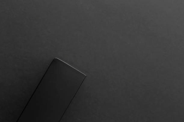 istock Black graphic parts and copy space on black background 1322991825