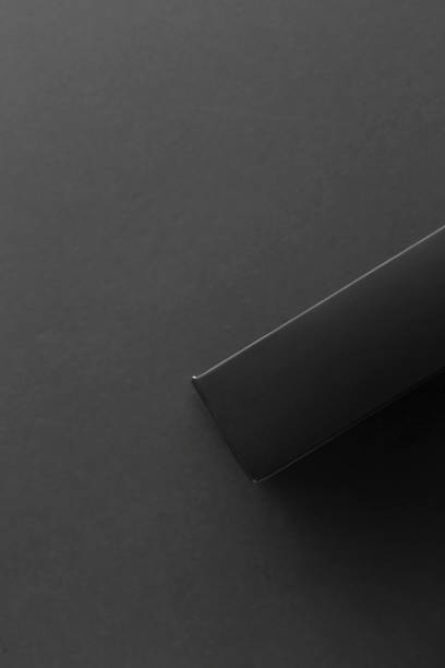 istock Black graphic parts and copy space on black background 1322991832