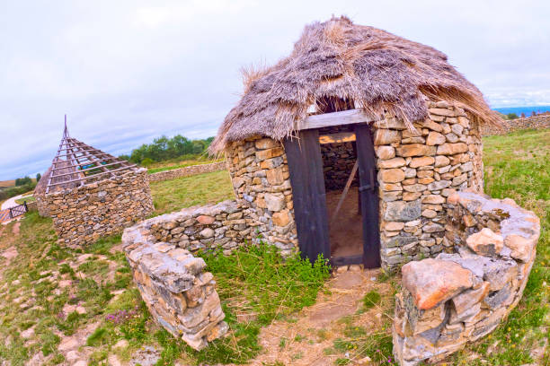 Castro of Castromao Archaeological Site, 5-6th Century BC Iron Age, Celanova, Orense, Galicia, Spain, Europe
