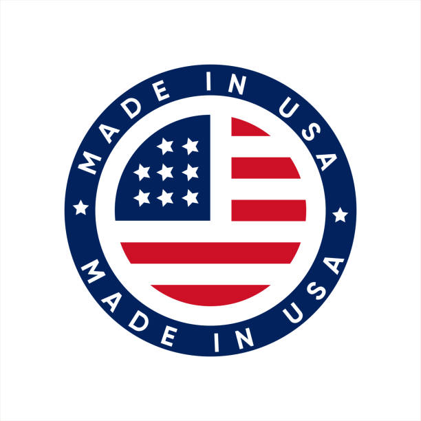 ilustrações de stock, clip art, desenhos animados e ícones de made in usa stamp vector design - made in the usa usa computer icon symbol