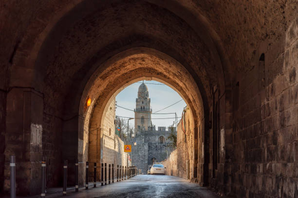 istock Jerusalem old street, Israel 1322995157