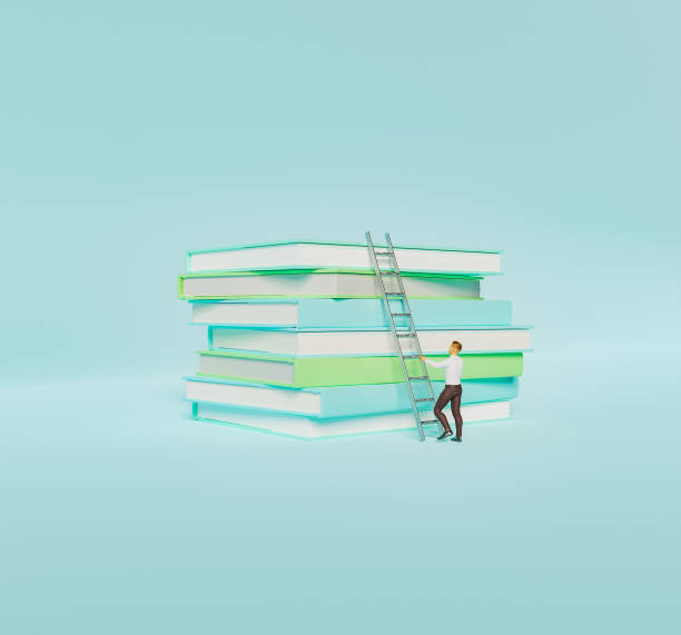 istock person climbing a stack of books 1322995746