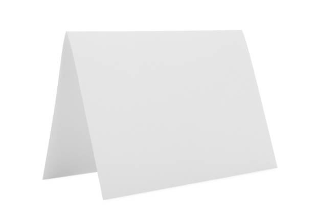 istock Blank paper brochure isolated on white. Mockup for design 1322996207