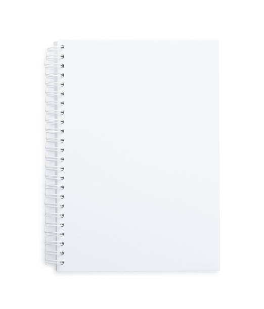 istock Blank paper brochure isolated on white, top view. Mockup for design 1322996455